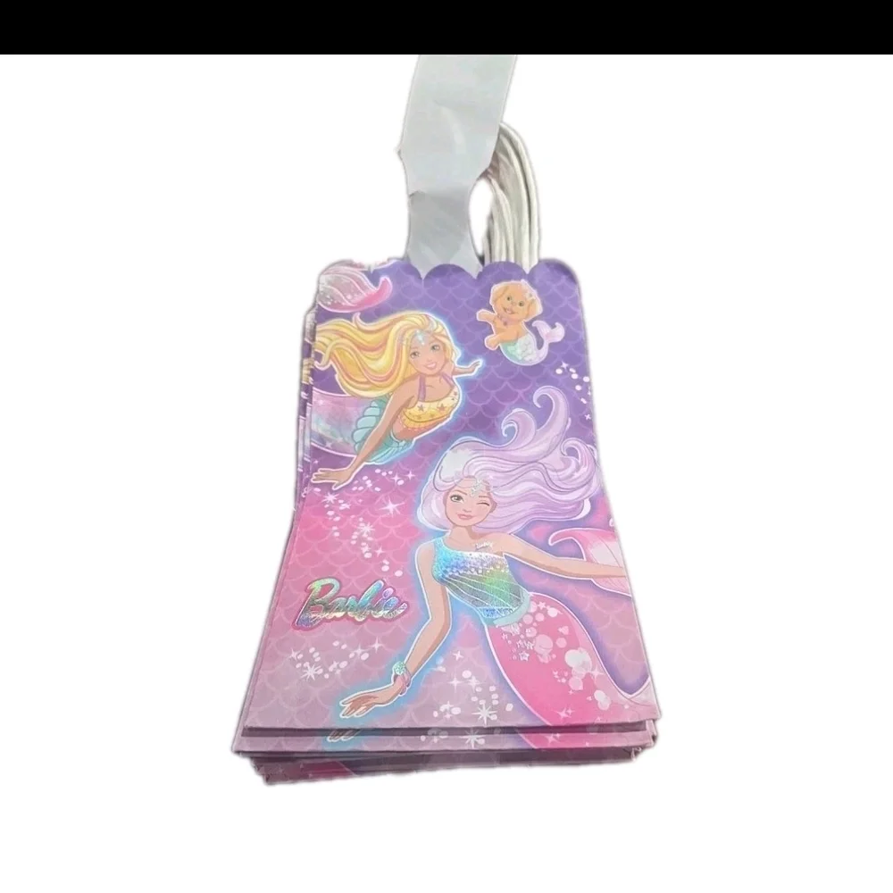 Barbie Dreamtopia mermaid Party gift bags 8 Pcs Birthday Supplies Favor New
